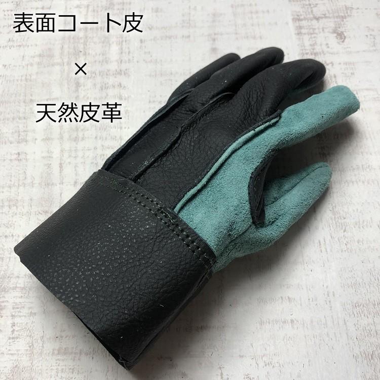 【2双までメール便可】富士グローブ FGC 革手袋・皮手袋 77 背縫皮手 オイル皮×コート皮 洗えるオイル皮手 Lフリーサイズ |  | 01