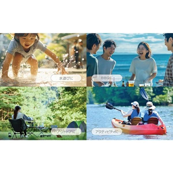 リズム RHYTHM スマホ防水 IP67相当 水中撮影 水中タッチ操作 iPhone17 (Pro Max) 対応 水に浮く セミハードケース カラビナハンドル ストラップ付き 9YYA66RH | 高儀 | 07