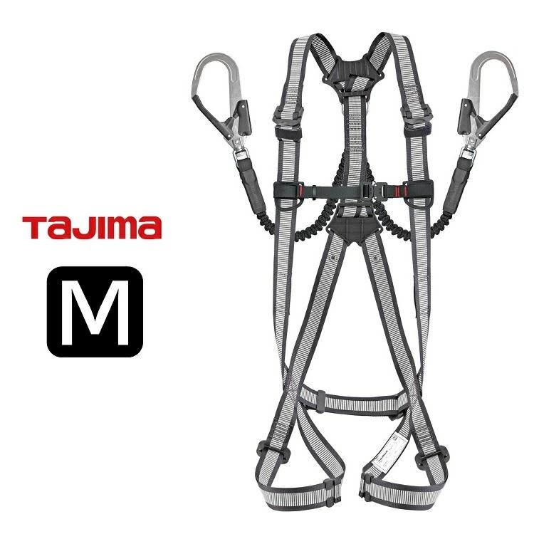 タジマ tajima アルミ製軽量フルハーネス・白ライン／M 【新規格】