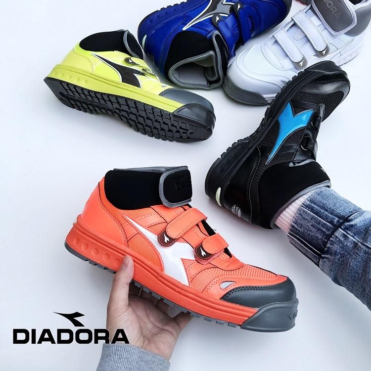 限定】ディアドラ DIADORA 安全靴 セーフティシューズ アルバトロス3 ハイカットメッシュマジックタイプ  AT112C/AT244C/AT422C/AT522C/AT812C 作業靴 :AT-C:だてもの 通販 