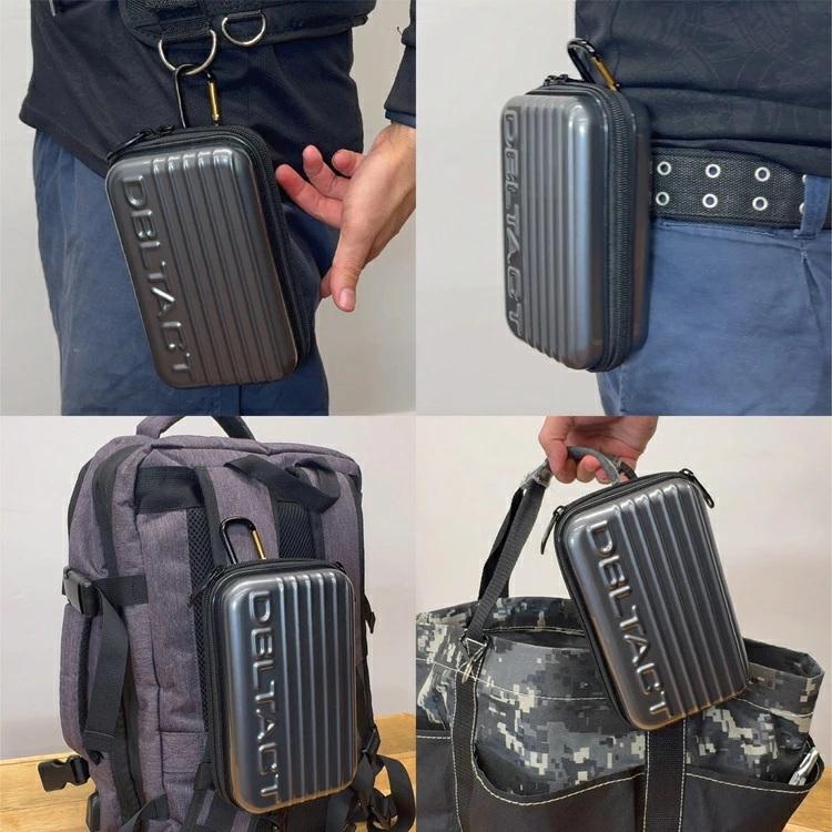 ダブルタクト DBLTACT カウリングケース Lサイズ DT-MPCM 縦・横ベルト兼用 ハーネス用パーツケース 小物ポーチ ハーネス・サスペンダーの縦ベルト対応 ダブタク | 高儀 | 06