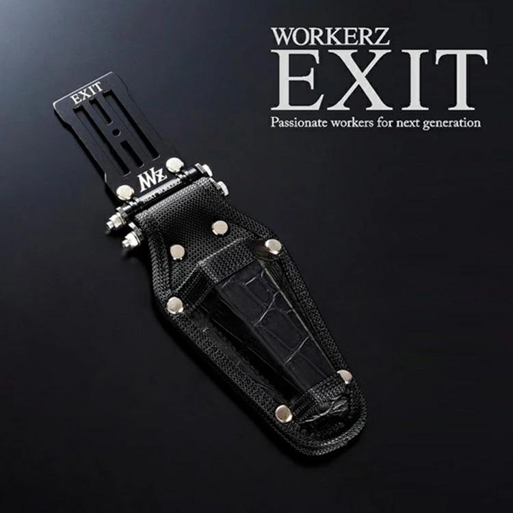 【限定本革クロコ】WORKERZ EXIT NWZ ツールケース EXTHD01CRO 本革クロコ 1段差し 工具差し 工具ホルダー NEXTWORKERZ ネクストワーカーズ | 