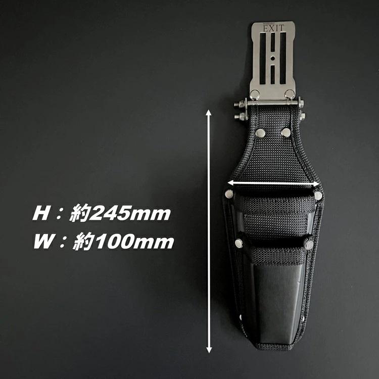 WORKERZ EXIT NWZ ツールケース EXTHDDRBK ドライバーホルダー2段差し