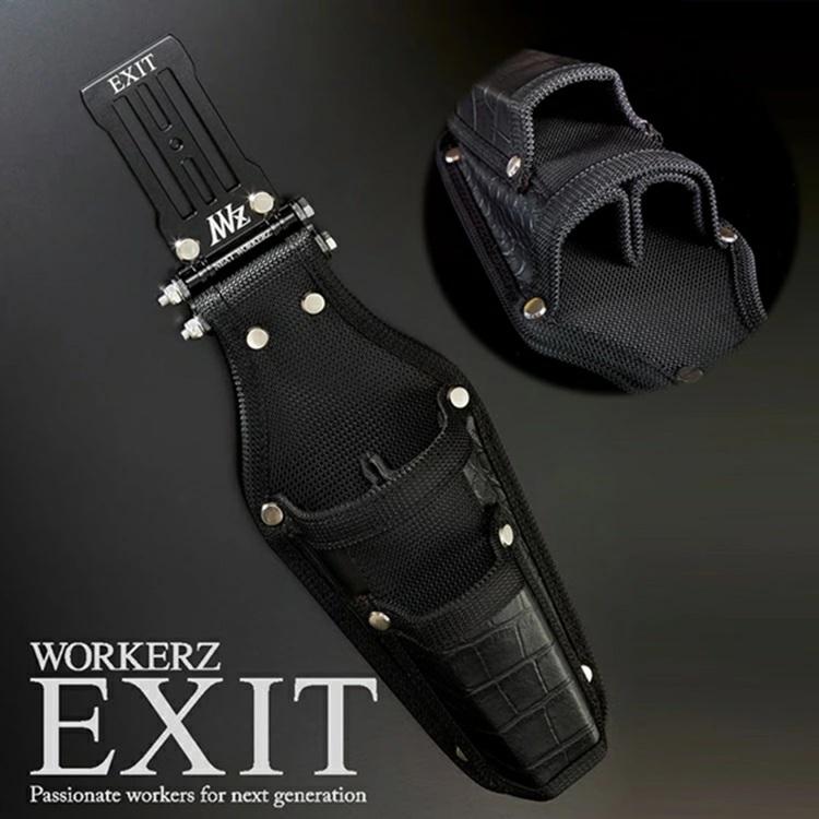 【限定本革クロコ】WORKERZ EXIT NWZ ツールケース EXTHDDRCRO 本革クロコ ドライバーホルダー2段差し 工具差し 工具ホルダー NEXTWORKERZ ネクストワーカーズ | 
