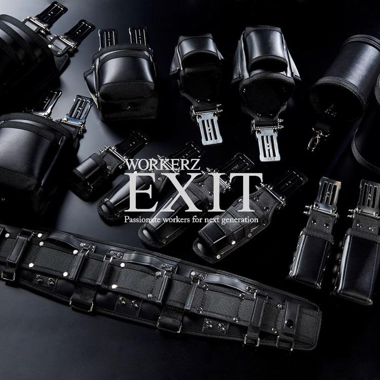 WORKERZ EXIT NWZ 腰袋 EXTKB03BK 腰袋3段 ワーカーズ WORKERZ EXIT NWZ 腰袋 EXTKB03BK 腰袋3段 ワーカーズ