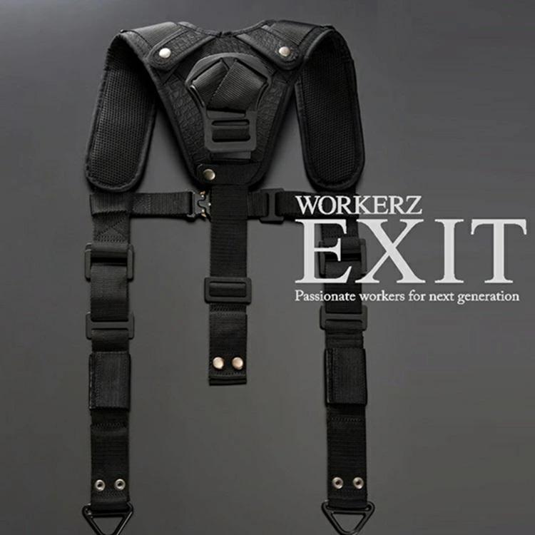 【限定本革クロコ】WORKERZ EXIT NWZ サスペンダー ショルダーパッド付き EXTSPDSETCRO 本革クロコ ワーカーズ イグジットNEXTWORKERZ ネクストワーカーズ | Tajima