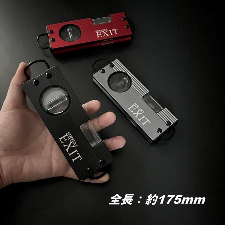 WORKERZ EXIT NWZ×エビス EBISU 水平器 EXTTBOXトビ・ボックスレベル 両側シャックル カラビナ対応 超強力マグネット NEXTWORKERZ ネクストワーカーズ | EBISU（水平器、水準器） | 01