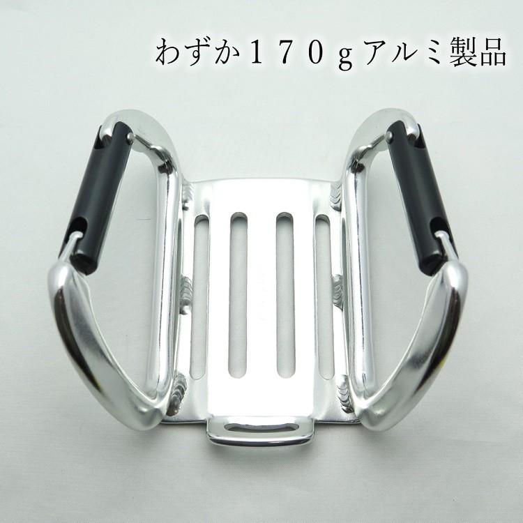 土牛 カラビナ 工具差し アルミ製 Wダブルカラビナ式フック F25W-S 軽量アルミ鍛造 工具ホルダー | DOGYU | 01