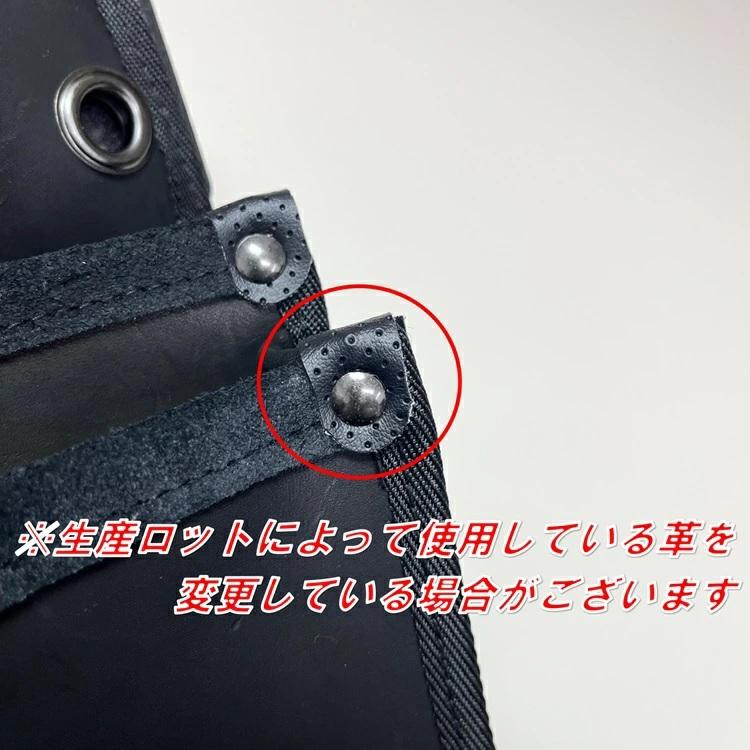 【限定】【グローブ革赤】国産 本革 腰袋 FTK-3 グローブ革 赤 腰袋2段 大 背面帆布使用 日本製 数量限定 |  | 06