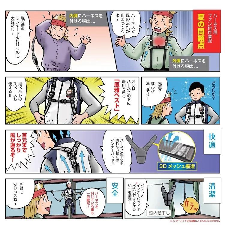 Tajima 清涼ファン 熱中症対策 タジマ TAJIMA フルハーネス対応 Tajima 清涼ファン 熱中症対策 タジマ TAJIMA フルハーネス対応