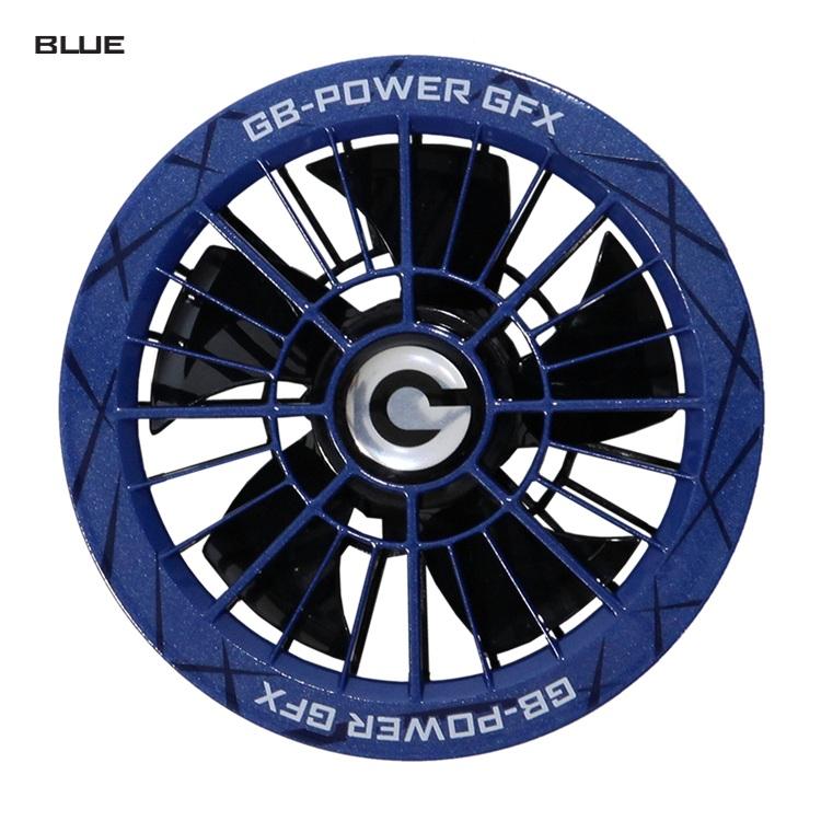 ※PDポート付き【GB430PDGFX】【2026年30V】長信ジャパン バッテリーファンセット GB-POWER 最大30V大容量93Wh ダブル出力ポートUSB-A/USB-C 空調 熱中症対策の画像