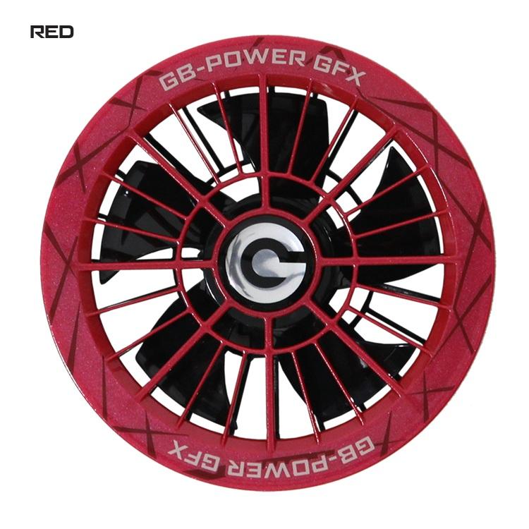 ※PDポート付き【GB430PDGFX】【2026年30V】長信ジャパン バッテリーファンセット GB-POWER 最大30V大容量93Wh ダブル出力ポートUSB-A/USB-C 空調 熱中症対策の画像