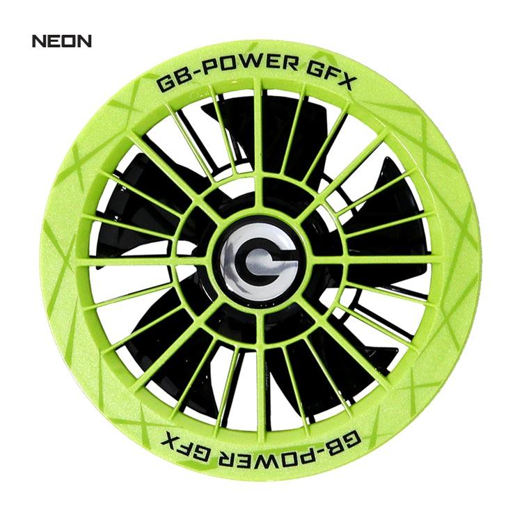 ※PDポート付き【GB430PDGFX】【2026年30V】長信ジャパン バッテリーファンセット GB-POWER 最大30V大容量93Wh ダブル出力ポートUSB-A/USB-C 空調 熱中症対策の画像
