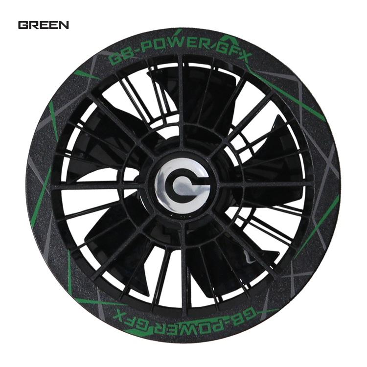 ※PDポート付き【GB430PDGFX】【2026年30V】長信ジャパン バッテリーファンセット GB-POWER 最大30V大容量93Wh ダブル出力ポートUSB-A/USB-C 空調 熱中症対策の画像