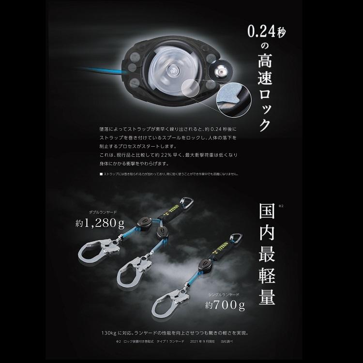 タイタン 新規格 タイプ1 胴ベルト型 サンコー 巻取式リール タイタン 新規格 タイプ1 胴ベルト型 サンコー 巻取式リール