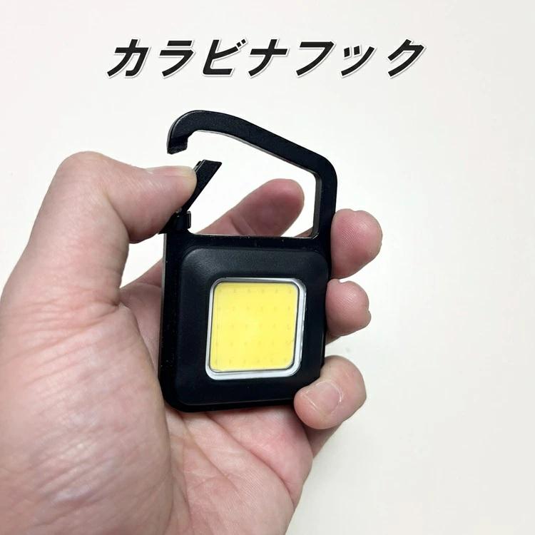 アースマン EARTH MAN LEDライト HLT-6LiC EM充電小型COBライト 最大450ルーメンlm 防雨タイプ カラビナ |  | 03
