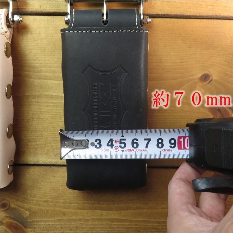 ニックス KNICKS 本革工具ホルダー KNS100LDX3 総ヌメ革 3連結 ニックス KNICKS 本革工具ホルダー KNS100LDX3 総ヌメ革 3連結