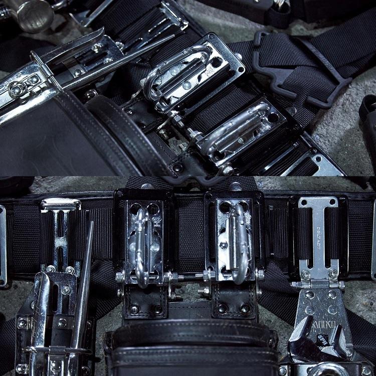 MKK モトコマ カラビナ工具差し工具ホルダー 折りたたみ可動式アルミ製カラビナ工具差し KS-5スリムツールサポート アルミカラビナフック |  | 01