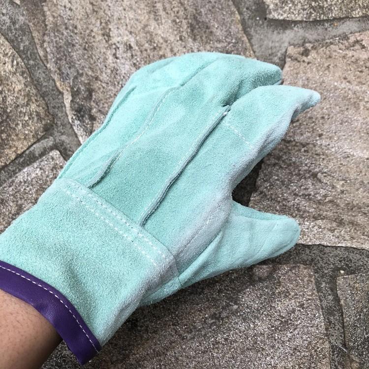 【2双までメール便可】横浜のばのば 革手袋・皮手袋 N420 重ね油背縫い 手の平二重 M・Lサイズ 洗えるオイル革手 |  | 02