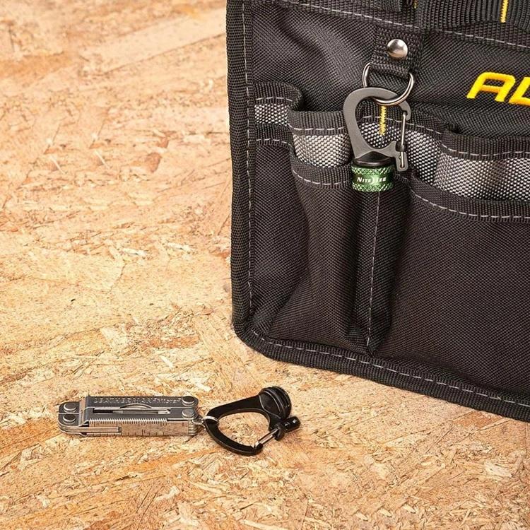 NITEIZE ナイトアイズ NI04225 360°マグネット スライドロックカラビナー ブルー カラビナ　落下防止 | NITE IZE | 07