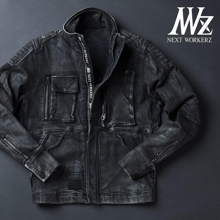 NEXT　WORKERZ　ネクストワーカーズ　JACKET　ワークウェア　作業服　NWZ　BLACK　DENIM　デニムジャケットNEXT　ブラック　NWZ