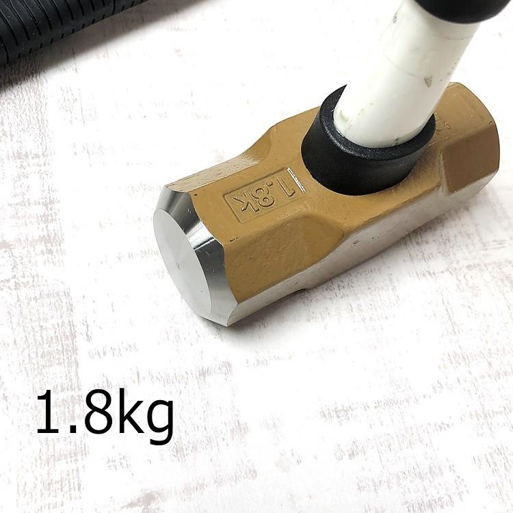 椿モデル OH工業 ハンマー シャックル 特注30cm 1.8kg シャックルなし OHW4G 両口ハンマー グラスファイバー柄 作業工具 |  | 02