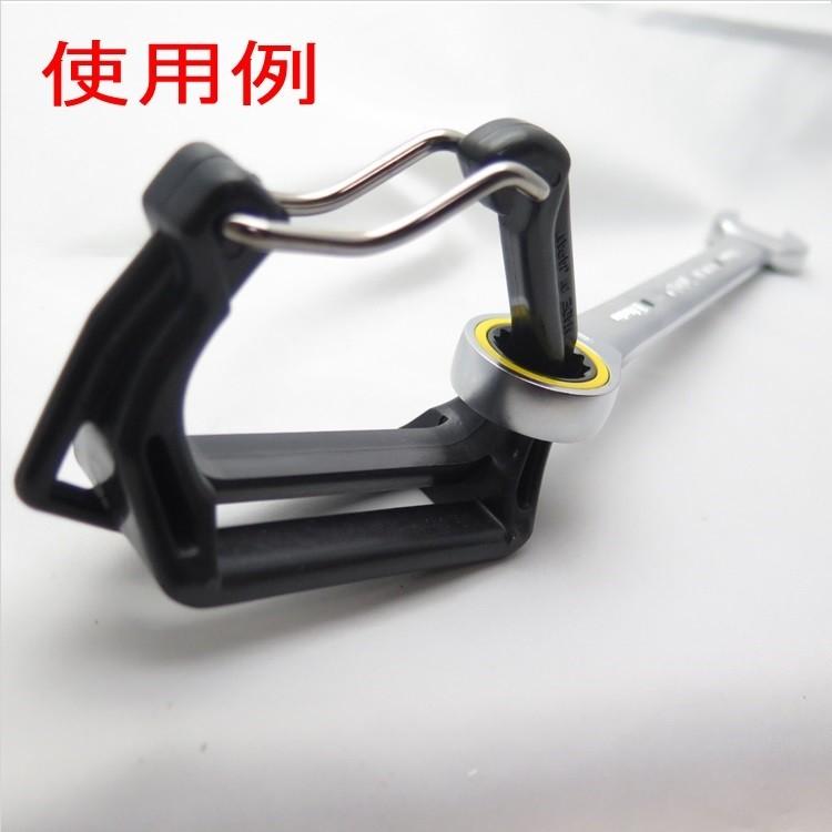 ラクダ カラビナ 工具差し 特殊樹脂カラビナ 極軽ツールフックA型 弓型ゲート 清水製作所 工具ホルダー | RAKUDA（工具） | 04