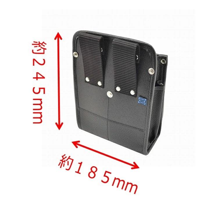 マルキン印 腰袋 内側ポケット付 レザー腰袋B(大) 人工皮革2段腰袋 電工タイプ 金井産業 |  | 01