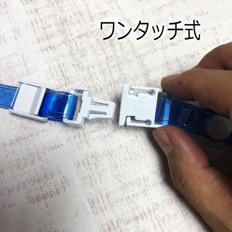 シンワ Shinwa ヘルメット用 ビニールあご紐 S式ワンタッチ 通常長 スモーク/クリア/ブルー 進和化学工業 ヘルメット関連 | シンワ（工具） | 02