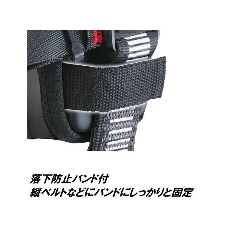 タジマ TAJIMA 胸用 SFPCZ-CB2 セフポーチZ 胸用2段 着脱式パーツケース 胸用2段 ハーネス・サスペンダーの縦ベルト対応のセフ着脱式の胸用収納ケース | Tajima | 05