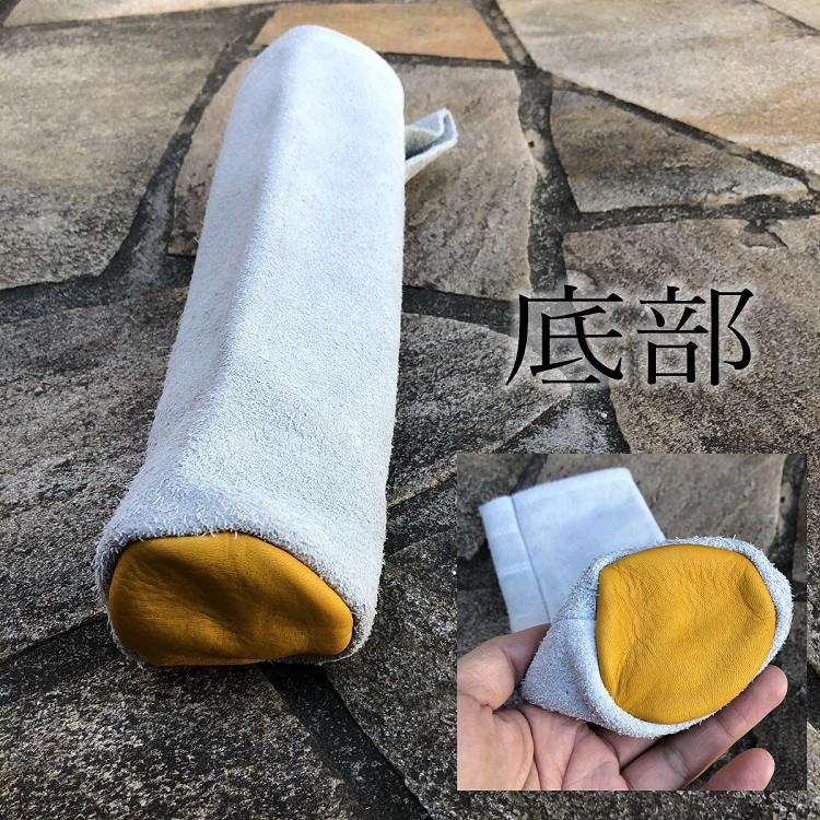 SEME 溶接棒入れ 国産牛床革生地 SKG477 国産牛革使用 ベルトループ付き 床革 腰袋 収納袋 革袋 皮袋 |  | 04