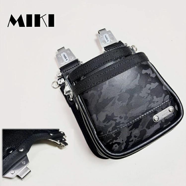 ※受注生産※【代引き不可】三貴 MIKI 腰袋 迷彩加工革 SPH-CM2D ダイレクトタイプ SPH-CM2S スイングタイプ ステンレス 完全受注生産品 | MIKI