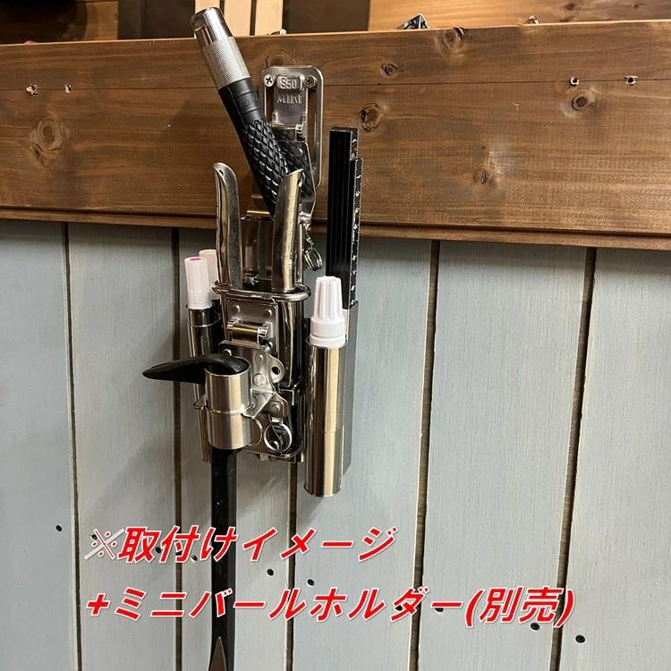 ※SPH100X-A1-ACH1【Aキャッチャー付き】三貴 MIKI 特注 ハッカー、カッター、23ｍｍマーカー、折尺、16mm用マーカー×2 +Aキャッチャー オールステンレスの画像