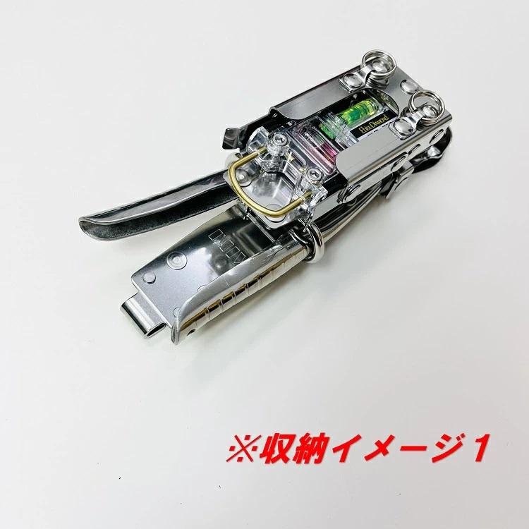 【新型ホルダー】三貴MIKI 工具ホルダー工具差し SPH着脱タイプ SPH50-LV2 エビスEBISUトビレベル2専用 水平器ホルダー カッター ミゼットカッター2連｜datemono｜03