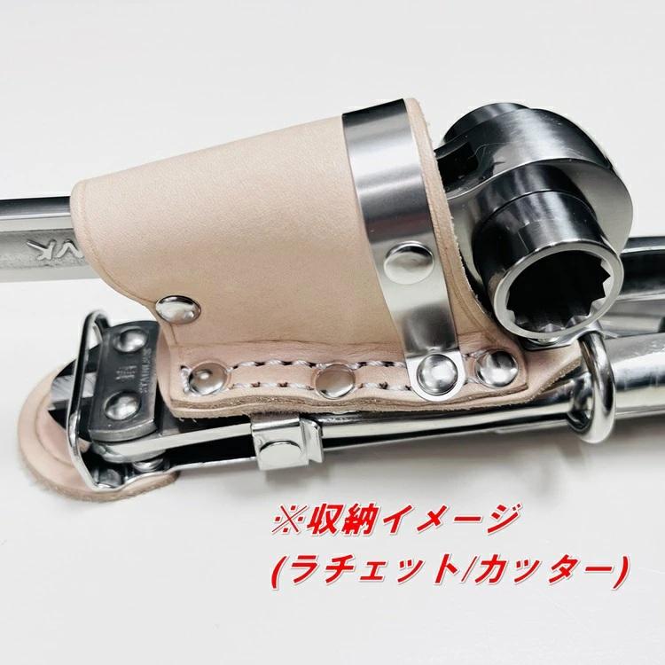 MIKI 【ヌメ革ホルダー】三貴MIKI 工具差し 工具ホルダー SPH50R-N