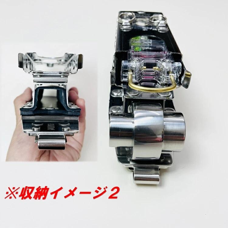 【新型ホルダー】三貴MIKI 工具ホルダー工具差し SPH着脱タイプ SPH60-LVPRO エビスEBISUトビレベルプロ専用 水平器ホルダー ラチェット2連｜datemono｜04