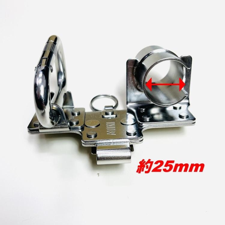 【新型ホルダー】三貴 MIKI 工具ホルダー 工具差し SPH着脱タイプ SPH9-DSW 小カラビナ ミニバール ヨセポンチ ボール芯など ステンレス | MIKI | 02