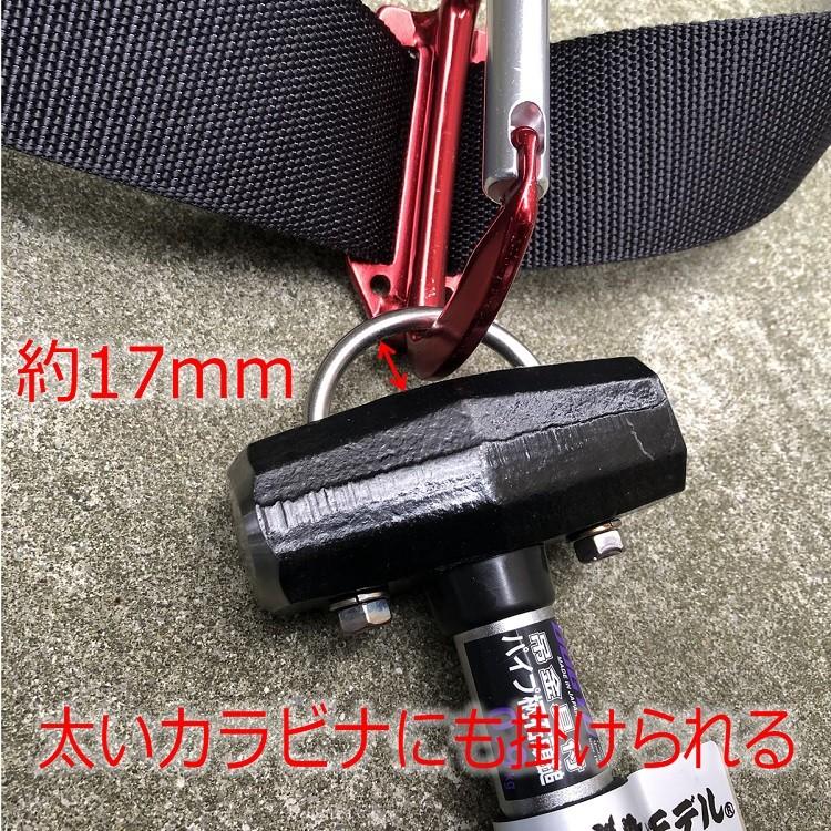 少量入荷】椿モデル 土牛 ハンマー改 吊り金具付石頭鎚 両口ハンマー