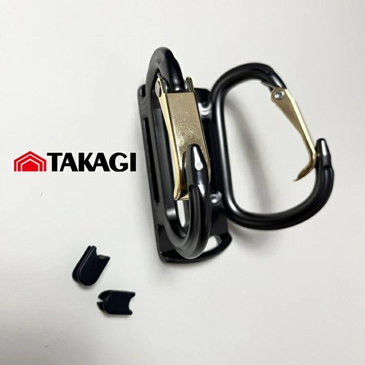高儀 TAKAGI カラビナ工具差しツールホルダー THA-4B アルミ製 小ダブルカラビナ スペーサー付き | 高儀 | 04