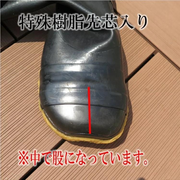 マルカツ ロケット製品 安全ゴム足袋 安全長靴 トラクターシューズ つま先保護 先芯入り 完全防水 TRT-7 中/大/特大/特々大 |  | 03