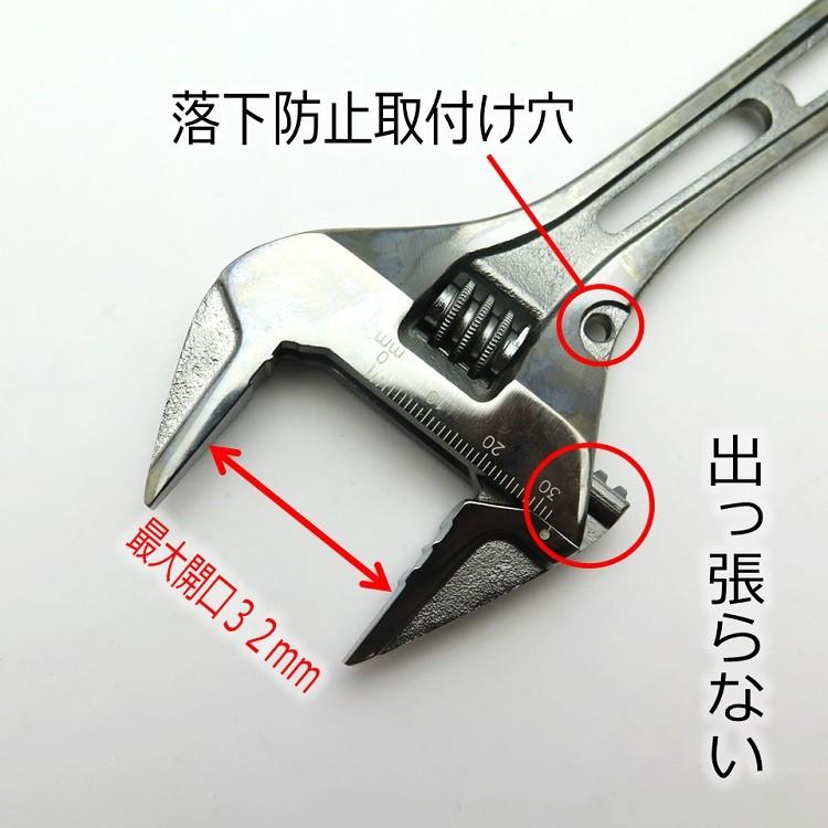 ツールバンク toolbank モンキーレンチ ギアレンチ 17mm付き 磨き