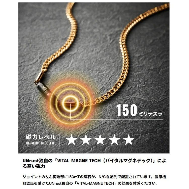 UNrust アンラスト KiHei キヘイ 磁気ネックレス 150mt ステンレス