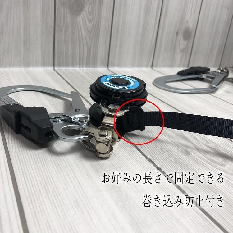 ポリマーギヤ WDR/RNC-M-51S-F8NB ダブルランヤード 巻込防止付 楽天市場】【新規格ランヤード 第一種適合】ポリマーギヤ リール