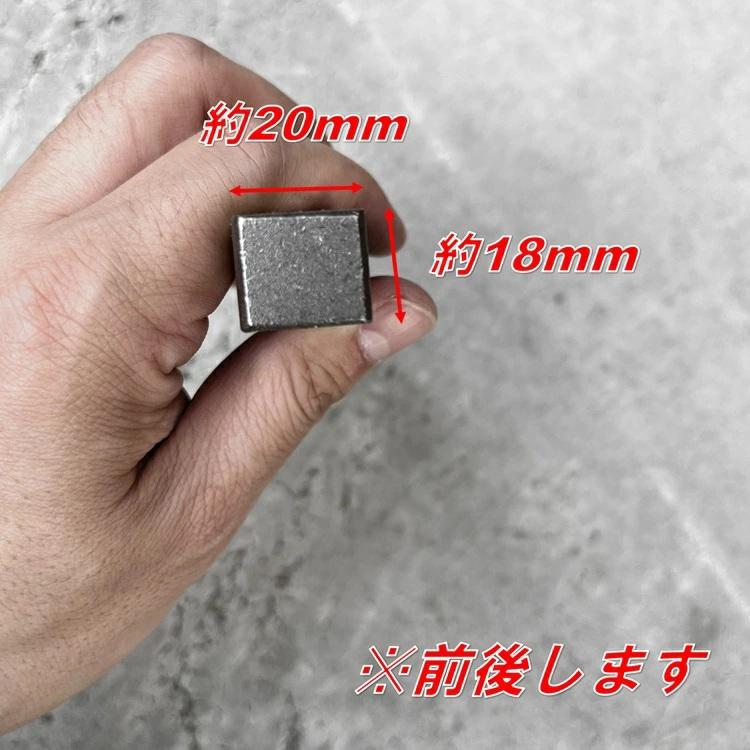 WIN 割矢 クサビ 18×20×155mm 穴付き 割り矢 鉄骨用 : だてもの - 通販