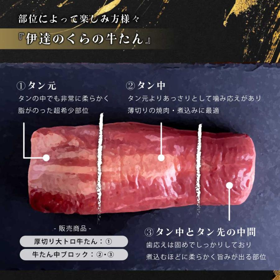 牛タン ブロック 訳あり 2kg 伊達のくら タン中 牛たん 大容量 焼肉 BBQ ステーキ シチュー 業務用 冷凍 爆買 超PayPay祭 | 伊達のくら | 01