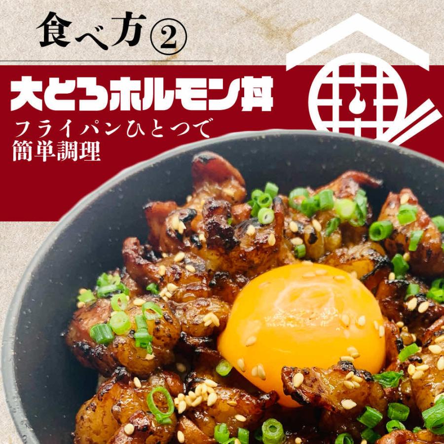 国産牛 大トロホルモン焼肉 600g(100g×6パック) 伊達のくら 味付き 焼肉 ホルモン モツ テッチャン バーベキュー お取り寄せ グルメ 通販 冷凍｜datenokura｜09