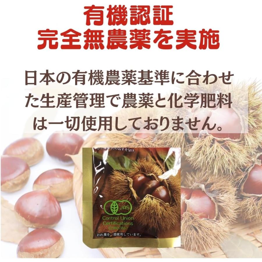 有機むき甘栗 80g×80袋セット 甘味料・香料・保存料無し 源清田商事　ローリングストック 和菓子 業務用 甘栗 大容量 おやつ 栗ごはん_4
