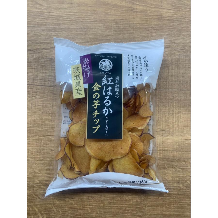 国産紅はるか】金の芋チップ 金の芋けんぴ 100g 素揚げ 芋蜜掛け