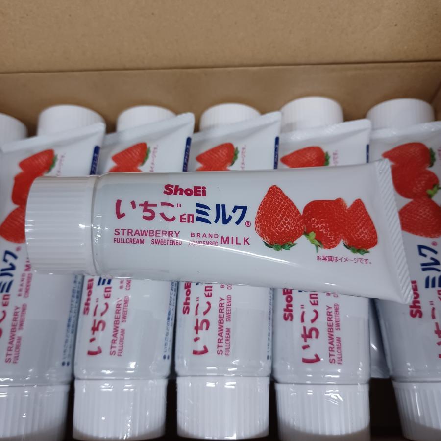 Tig　SHOEI 練乳　いちご印ミルク　1本125g　30本セットです。 ShoEi いちご印ミルク練乳 125g×12本入×1ケース 嗜好品 コンデンス