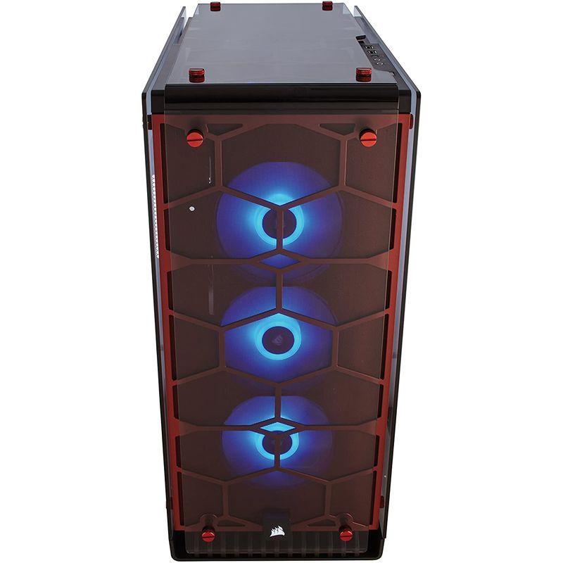 Corsair Crystal 570X RED RGB ミドルタワー型PCケース CS6920 CC
